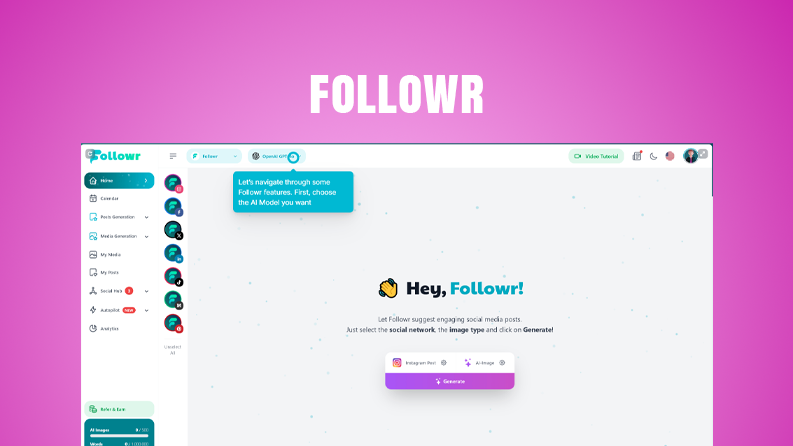 Followr – Automatisez la gestion de vos médias sociaux grâce à l’IA