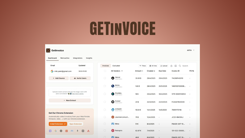 GetInvoice : automatisez vos factures vers votre comptable