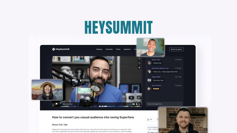HeySummit : organiser des Événements Virtuels Professionnels