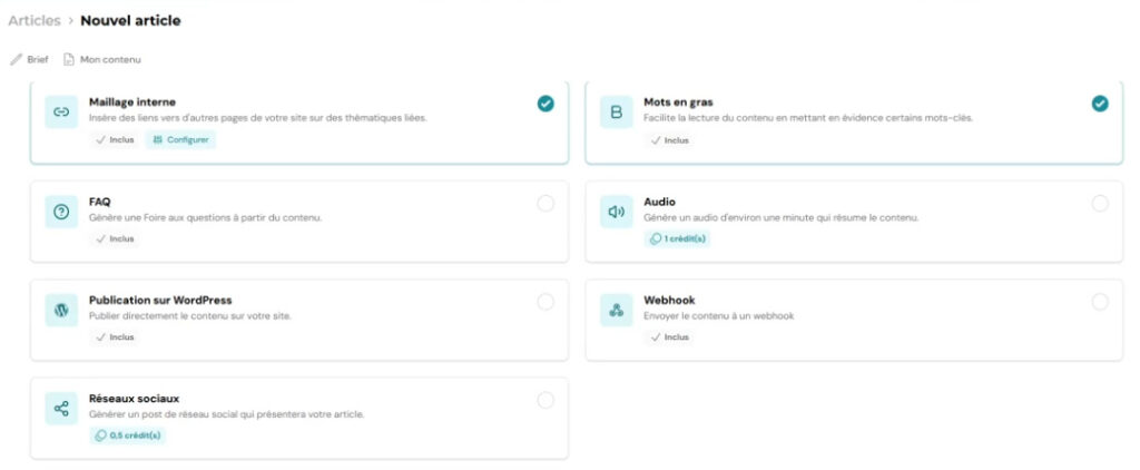 Interface mode avancé sur wisewand