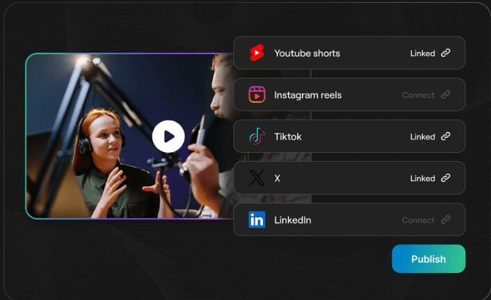 publier les vidéos sur les réseaux sociaux avec Reap