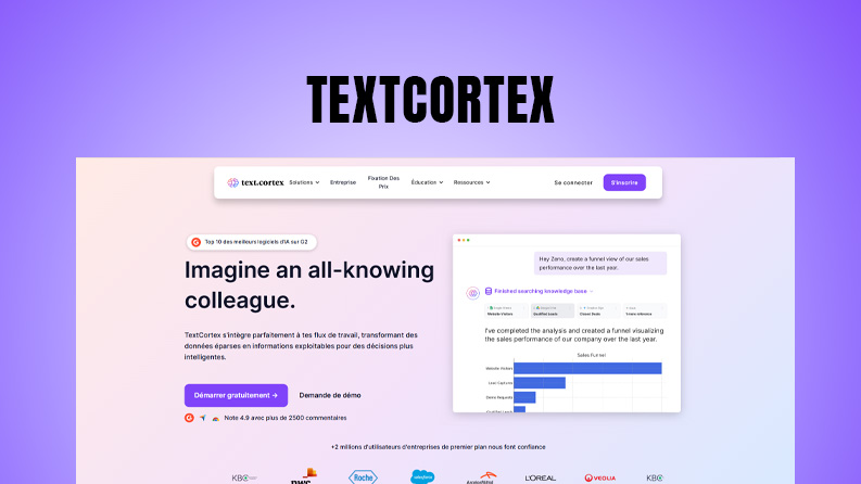 Textcortex - assistant de rédaction ia