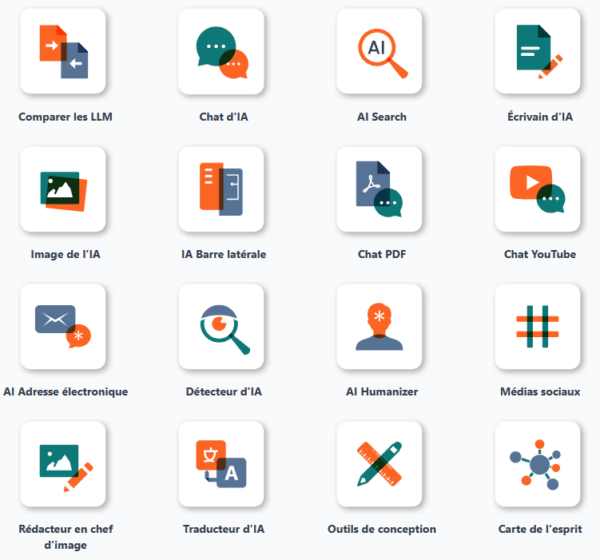 Les outils disponibles avec Nily AI