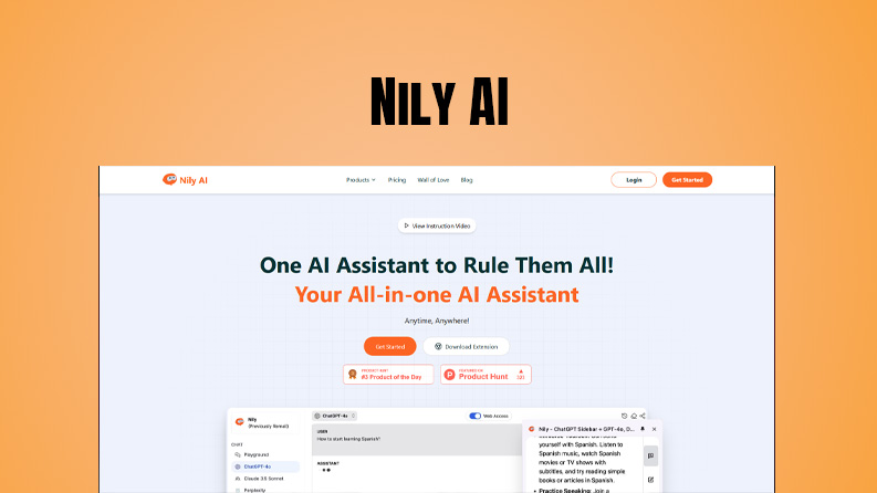 Nily AI : 20+ modèles IA dans une extension