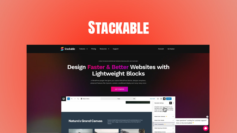 Stackable – Transformez Gutenberg en Page Builder puissant