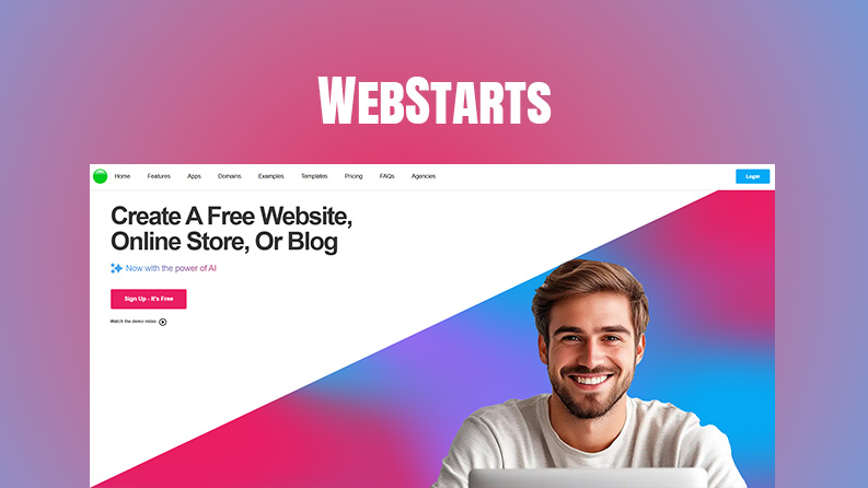 Webstarts : Créateur de sites complet avec boutique, blog et AI