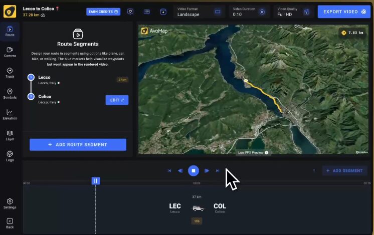 Map editing with AvoMap
