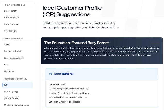 The ideal customer on Branding 5