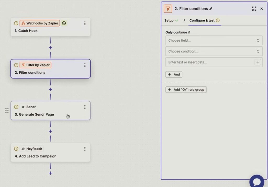 Email automation with Sendr