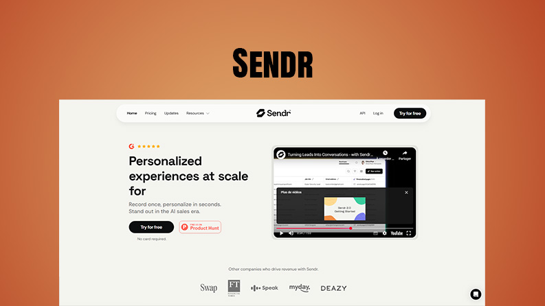 Sendr.io: Increase your prospecting conversions with AI