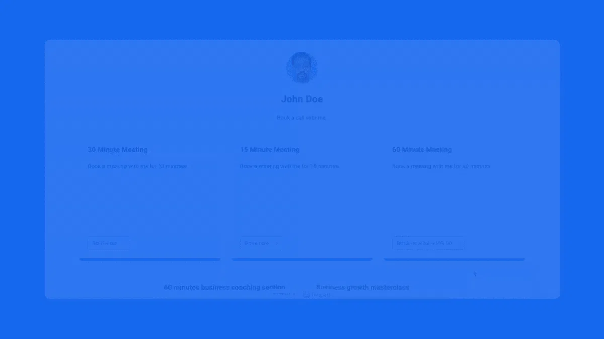 TidyCal - make appointments online